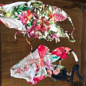 Two Trina Turk beautiful swimsuits. Great for the Caribbean! Size 8.